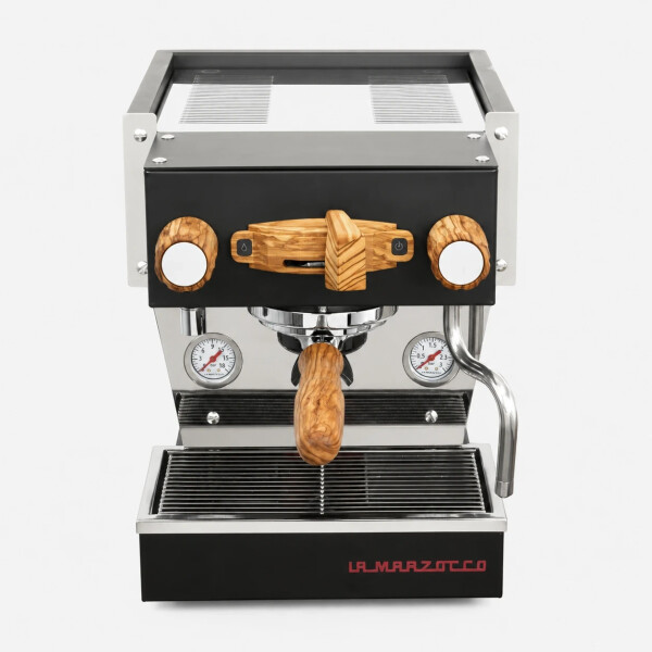 La Marzocco Linea Micra schwarz Olivenholz