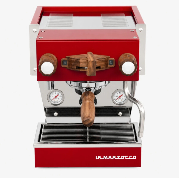 La Marzocco Linea Micra rot Nussholz