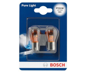 Stopp-/Blinklicht-/Schluss-/Kennzeichenlampe Bosch 1987301018 Autolampe PY21W PURE LIGHT 