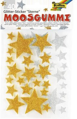 Folia Moosgummi Glitter-Sticker (23791) ab 2,53 €