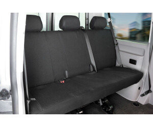 WALSER Autositzbezug Passform Sitzbezüge für VW T6, Doppelbank
