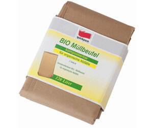 2 Bio Müllbeutel 120 L Kompostierbar  95x70x22cm Papiermüllbeutel quickpack 