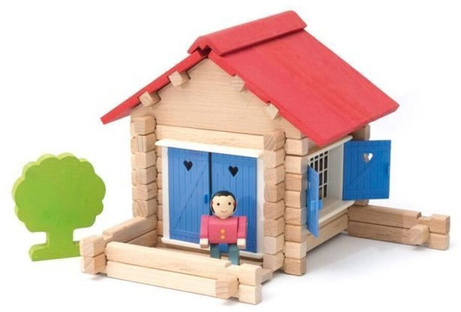 JeuJura La maison en bois - 70 pi?�ces au meilleur prix sur idealo.fr