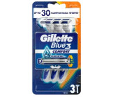 4 lamette tre lame GILLETTE BLUE 3 SENSITIVE usa e getta - Il Mio