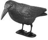 Raben Vogelscheuche Halloween Hängefigur mit LED Beleuchtung