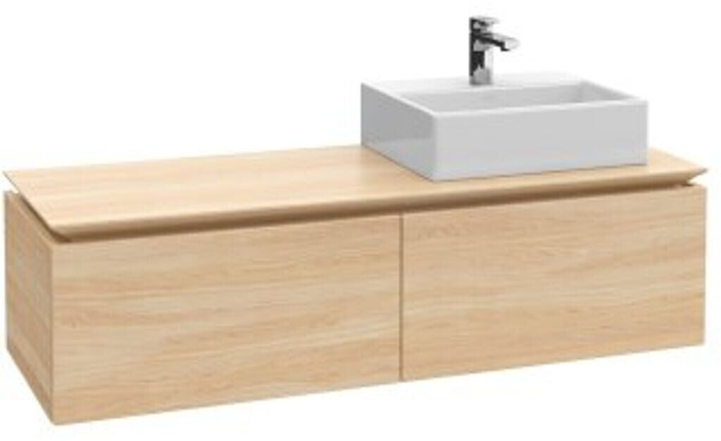 Villeroy & Boch Legato 140x38cm Waschtisch rechts Ulme Impresso