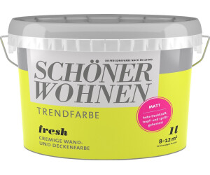 Schoner Wohnen Wandfarbe Fresh Matt 1 L Ab 12 36 Preisvergleich Bei Idealo De