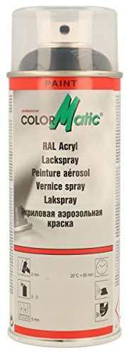 ColorMatic Lackspray RAL 9005 Tiefschwarz Seidenglänzend 400 ml