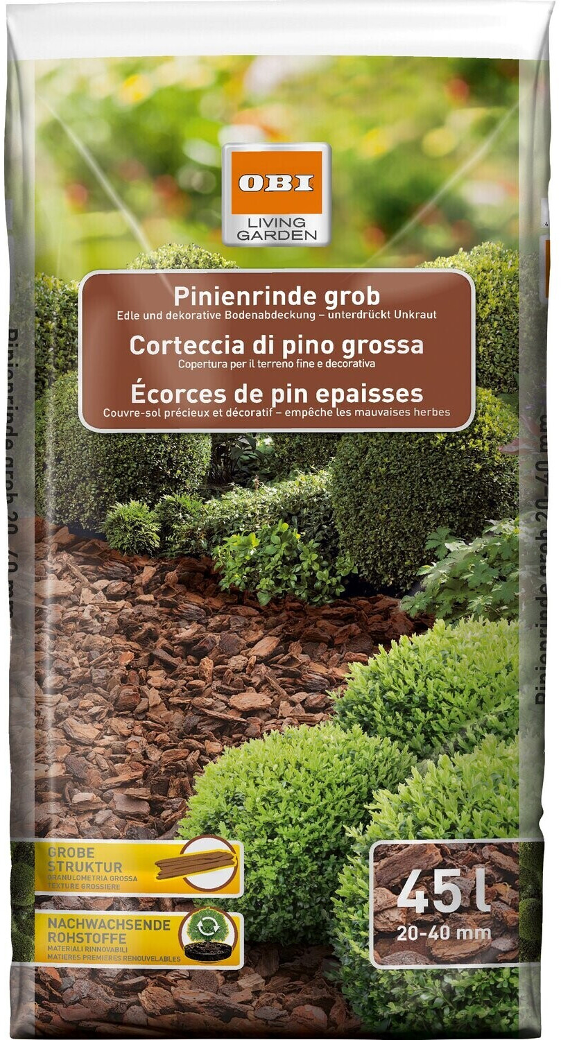 Obi Living Garden Pinienrinde 45 L Ab 10 99 Preisvergleich Bei Idealo De