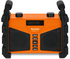 /FM Radio da cantiere con batteria e Bluetooth di audiostr eaming Arancione TechniSat Digit Radio 230 OD Mobiles DAB