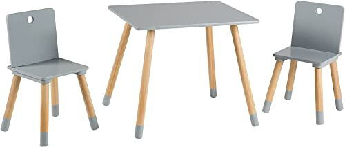 und grau Stühle (450019GA) | 56,99 € bei ab Tisch Preisvergleich Roba