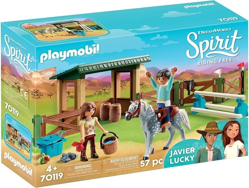 Playmobil Spirit wild und frei Reitplatz mit Lucky