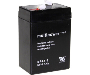 4.5Ah Blei-Akku MP4.5-6 Multipower 6V 