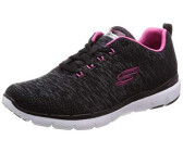Skechers Flex Appeal 3.0 Rosa bei Skechers Flex Appeal Spring Fever Black and Hot Pink Women's