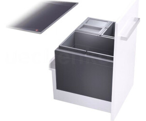 54 Liter Volumen 1x HAILO 3631691 Abfallsorter TRIPLE XL mit 3-fach-Trennung