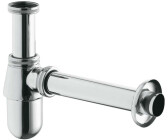 ECD Germany Urinal Pissoir Siphon Flaschensiphon Geruchsverschluss Ablaufgarnitur Aufputz /Ø50 x 32 mm