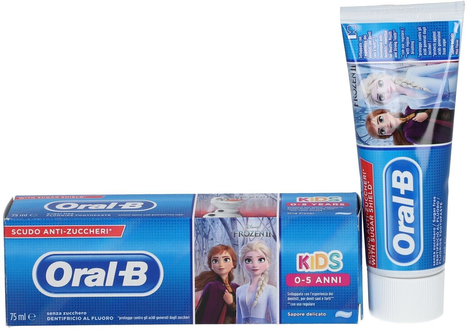 Oral B Dentifricio Kids Cars/Frozen 75 ml - Dentifricio per