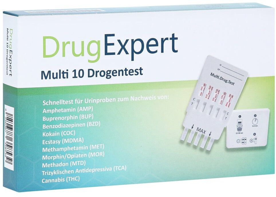 DRUGEXPERT 10 Drogentest:10 Parameter 1 Stück