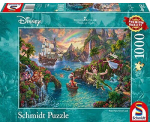 bunt Schmidt Spiele Puzzle 59635 Thomas Kinkade Disney-Peter Pan 1.000 Teile Puzzle
