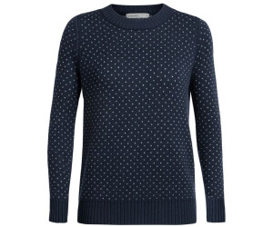 Icebreaker Women's Waypoint Crewe Sweater midnight navy ab Icebreaker Waypoint Rundhals Sweater Damen char heather