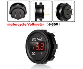 MOTORRAD AUTO LED Voltmeter Panel Digital Voltage Boot Meter Display DC