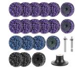 60 Stück CSD-Schleifscheiben 50 Mm – Reinigungsset Für Bohrmaschine Zum Entfernen Von Farbe, Rost & Oxidation