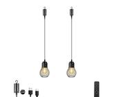 Hängelampe mit Batterie und Fernbedienung