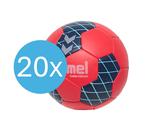 Ballon Hummel HmlClassic Energizer HB – Rouge/vert/bleu, Lame Enroulée, Mousse Souple, Coutures Précises, Compatible Résine, Taille 0