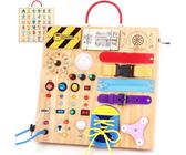 GJCrafts Busy Board für Kleinkinder Montessori Spielzeug 12 in 1