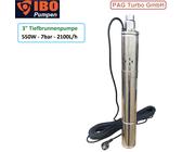 IBO Tiefbrunnenpumpe 3,5 SDM 3-15 – 1,1 KW, 6300 L/h, 9 Bar, Sandresistent, 89 Mm, Für Haus & Garten