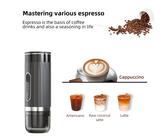 Fyssnn Tragbare Espressomaschine 600W | Mit Touchdisplay & Vorbrühfunktion | Kompakt Für Büro & Reisen