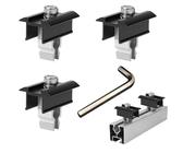 Befestigung Solarmodul Halterung PV Mittelklemme verstellbar 30mm-45mm, 4 Stück Modulklemmen Solar 30mm Schwarz Befestigung Solarmodul Halterung PV Mittelklemme verstellbar 30mm-45mm, 4 Stück Modulklemmen Solar 30mm Schwarz