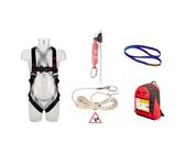 Fallschutz Dachdecker SET Auffanggurt 5P + 10m Seil inkl Seilbremse Falldämpfer kaufen bei