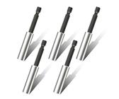 VZU Bithalter Set – 3 Magnetische Verlängerungen 60/100/150 Mm + 10 Bits – Schnellwechsel, Tiefenverstellbar, Für Akkuschrauber & Bohrer VZU Bithalter Set – 3 Magnetische Verlängerungen 60/100/150 Mm + 10 Bits – Schnellwechsel, Tiefenverstellbar, Für Akkuschrauber & Bohrer