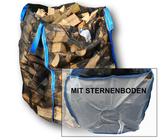 10x Woodbag Big Bag 100x100x160 Cm – Sternboden Für Brennholz, Einfache Verpackung