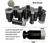 Graphit-Diamant-Lochsäge 68 mm - für Fliesen und Beton, M14 Graphit-Diamant-Lochsäge 68 mm - für Fliesen und Beton, M14