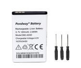 NEWASHAN Batterie Compatible avec Doro téléphone 6530 6520 6620 5030