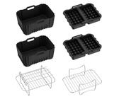 Accessoires Air Fryer Ninja, Moule Silicone Air Fryer Réutilisable pour Accessoires Air Fryer Ninja, Moule Silicone Air Fryer Réutilisable pour