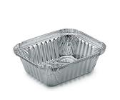 Zbozzba Aluschalen Mit Deckel 230ml - 125 Stück Grill- & Backschalen