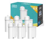 6 Pieces Water Filters for Siemens EQ6, EQ7, EQ500 EQ Series Compatible with Brita Siemens Intenza TZ70003, Fully Automatic Coffee Machines, Water Filter, Pack of 6