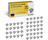 Stehfalzklemme 41x33 Mm – 8 Stück Alu-Dachklemmen Für Solar-PV-Montage, Edelstahlschrauben, Rostfrei