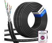 CAT 7 Erdkabel Verlegekabel Netzwerkkabel Schwarz Outdoor UV CAT 7 Erdkabel Verlegekabel Netzwerkkabel Schwarz Outdoor UV