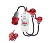 BuyWeek CEE Adapter 32 A naar 16 A stroomonderbreker voor