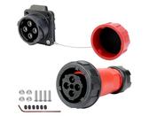 Produktbild von HangTon HE29 IP68 Runder Stecker & Buchse – 2–26 Polig, Schraubkupplung – Wasserdicht, Für Außenbeleuchtung & Solartechnik