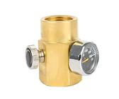 2-in-1 mini-CO2-gasregelaar, drukregelingsadapter 3/8in naar