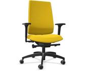 DAUPHIN Indeed ID 7046SLP Sedia Operativa Girevole Ergonomica Con Certificazione BlauEngel, Nero