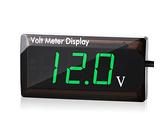 Digitale voltmeter voor auto, DC 12 V, led-display, spanningsmeter met digitaal paneel, meet de spanning van 4-28 V voltmeter meter voor voertuig, motorfiets, vrachtwagen, ATV, SUV (blauw