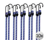6 Spanngummis Mit Karabiner – Dehnbare Bungee-Seile 100 Cm Für Auto, Fahrrad, Camping & Mehr