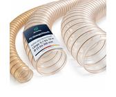 Produktbild von AWM Absaugschlauch – 90 Mm Transparent, 0,4 Mm Wandstärke, UL94 V-0 Schwer Entflammbar – 1 Meter, Für Staub & Dämpfe