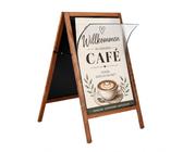 WIIGO Kundenstopper A1 – Doppelseitiger Wetterfester Plakatständer, A-Rahmen Aus Aluminium Und Verzinktem Stahl, Klappbar, Mit PVC-Folie, Ideal Für Werbung Und Events